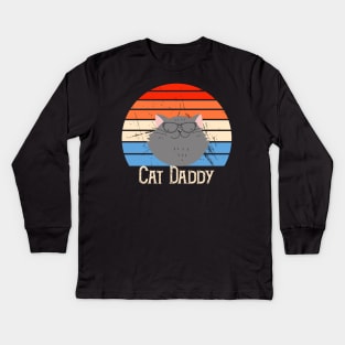 cat daddy Kids Long Sleeve T-Shirt